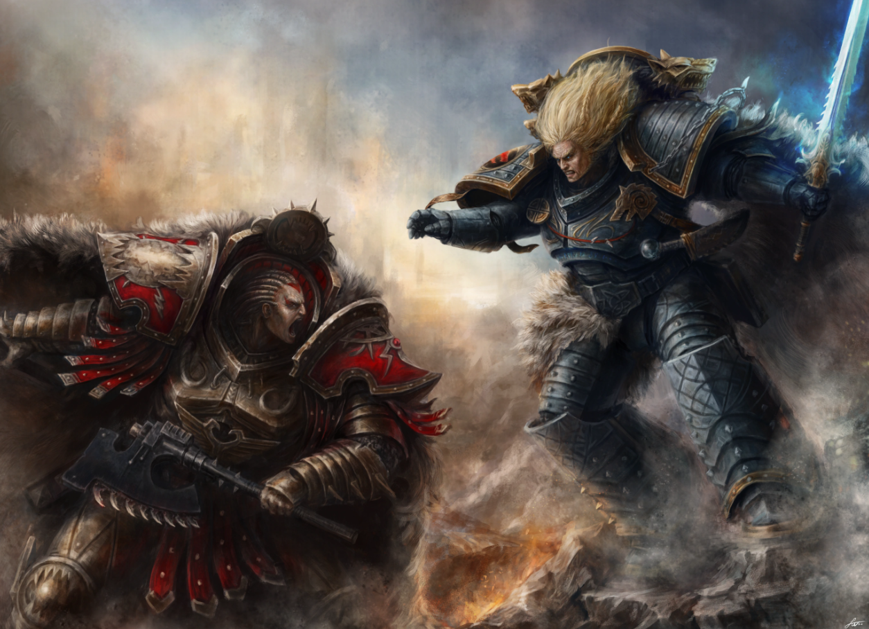 Primarch Leman Russ scene